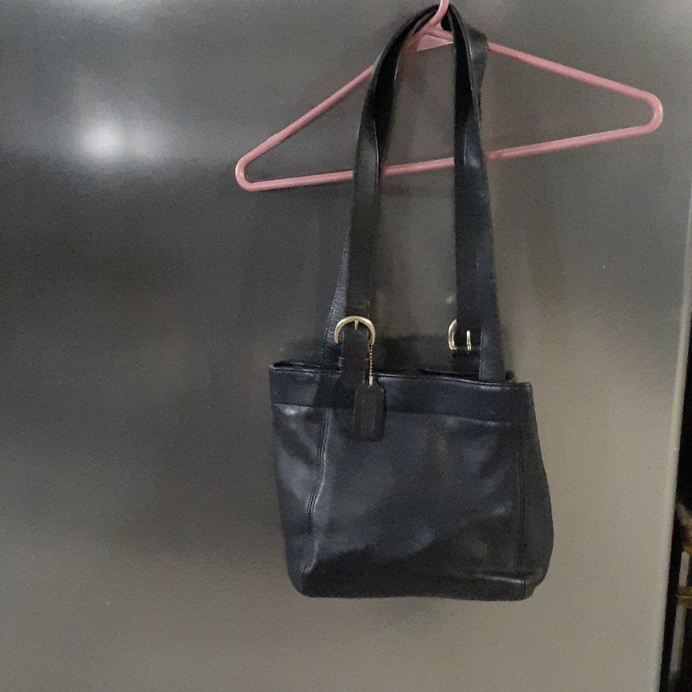 Vintage Coach Black Bag - Picture 2 of 8